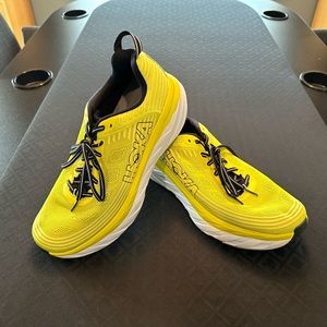Hoke One One Bondi 6 Men’s running shoes - Lemon Yellow - Size 10.5